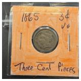 1865 Three-Cent Nickel