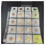 Twenty Proof Lincoln Memorial Cents (1974-2004)
