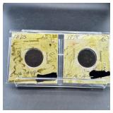 Two Indian Head Cents (1875 & 1878)