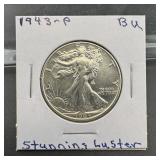 1943 Walking Liberty Silver Half Dollar