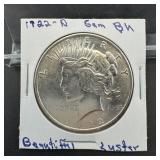 1922-D Peace Silver Dollar
