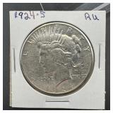 1924-S Peace Silver Dollar