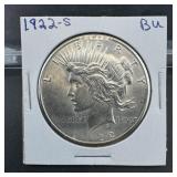 1922-S Peace Silver Dollar