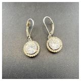 Sterling Silver CZ Earrings