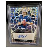 Riley Leonard Autograph Mosaic Rookie Football Car