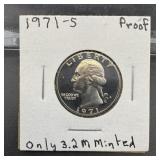 1971-S Proof Washington Quarter