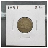 1858 Flying Eagle Cent
