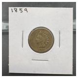 1859 Indian Head Cent (First Year)