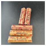 5x The Bid - 1943 P/d/s Steel Cent Penny Rolls