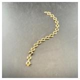 Ross-Simons Sterling Silver Gold Vermeil Bracelet