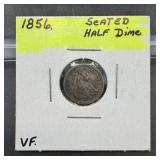 1856 Seated Liberty Silver Half Dime