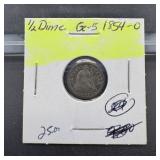 1840 Seated Liberty Silver Half Dime