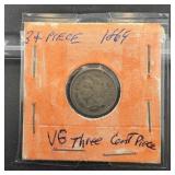 1869 Three-Cent Nickel