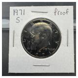 1971-s Proof Kennedy Half Dollar