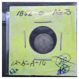 1852 Silver Three-Cent Piece