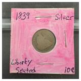 1839-O Seated Liberty Silver Dime