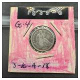 1890 Seated Liberty Silver Dime