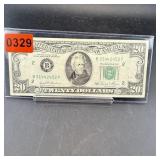 1981 $20 Federal Reserve Note, Bank Of New York. S