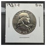 1957 Franklin Silver Half Dollar (philadelphia)