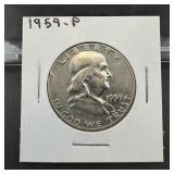 1959 Franklin Silver Half Dollar (philadelphia)