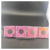 Liberty Head V Nickels (Two 1883 No Cents, 1887 &