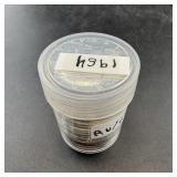 Roll of 20 - 1964 Silver Kennedy Half Dollars