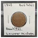 1868 Two-Cent Piece