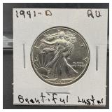 1941-D Walking Liberty Silver Half Dollar