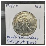 1941-D Walking Liberty Silver Half Dollar
