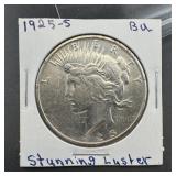 1925-S Peace Silver Dollar