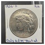 1926-D Peace Silver Dollar