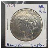 1928 Peace Silver Dollar