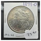 1890 Morgan Silver Dollar (Higher Grade)