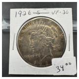 1926-S Peace Silver Dollar