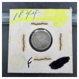 1844 Seated Liberty Silver Half Dime