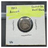 1853 Seated Liberty Silver Half Dime (Arrows)
