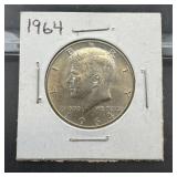 1964 Silver Kennedy Half Dollar
