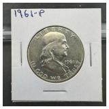 1961 Franklin Silver Half Dollar (philadelphia)