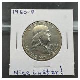 1960 Franklin Silver Half Dollar (philadelphia)