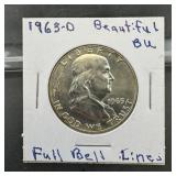 1963 Franklin Silver Half Dollar