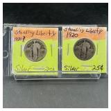 Standing Liberty Silver Quarters (Dates Hard to Re