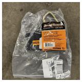 Bodyguard 6-inch Black Safety Strap Carabiner Harn