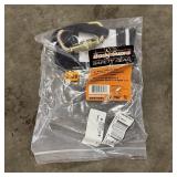 Bodyguard 6-inch Black Safety Strap Carabiner Harn