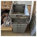 (5) Collapsible Stackable Storage Bins
