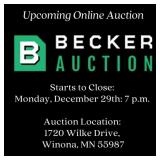 Starts Closing Monday, December 29th @ 7 P.m.