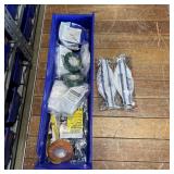 Bin With Assorted Items / Hardware  See Photo