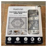 Wyatt & Ash Machine Washable Area Rug  5 Ft 3 In