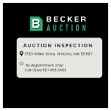 Inspection Dates: By Appt. Call Dave: 507.458.2463