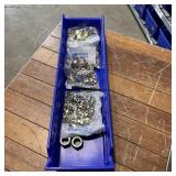 Bin With Assorted Items / Hardware  See Photo