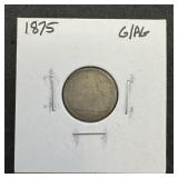 1857 Seated Liberty Silver Dime